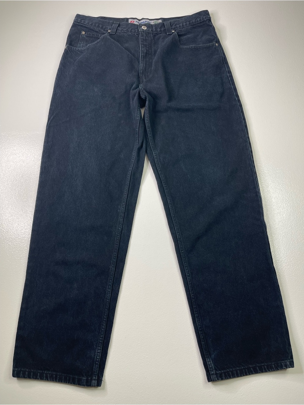 Anchor Blue Vintage Relaxed Fit Navy/Dark Wash Denim Jeans Size 36x34